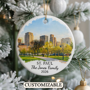 Enfeite Personalizado de St. Paul, Minnesota Perso
