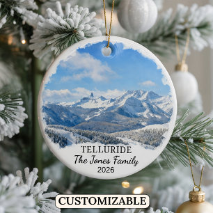 Enfeite Personalizado de Telluride, Colorado Perso