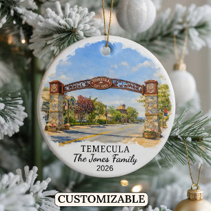Enfeite Personalizado de Temecula, Califórnia Pers