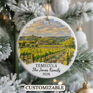 Enfeite Personalizado de Temecula, Califórnia Pers