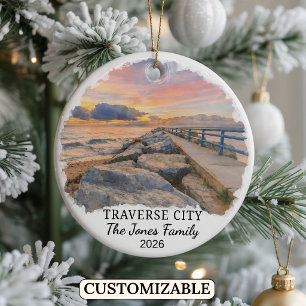 Enfeite Personalizado de Traverse City, Michigan