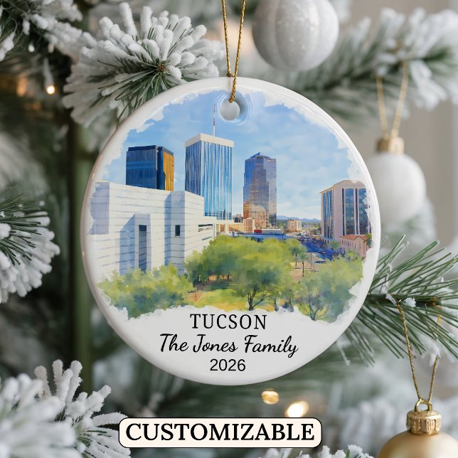 Enfeite Personalizado de Tucson, Estado do Arizona (Criador carregado)