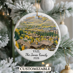 Enfeite Personalizado de Vail, Estado do Colorado 