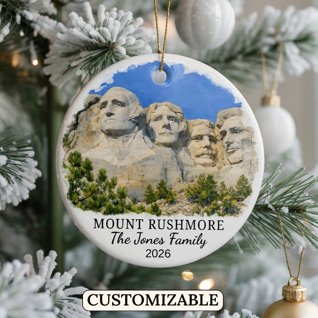 Enfeite Personalizado do Monte Rushmore, Dakota do (Criador carregado)