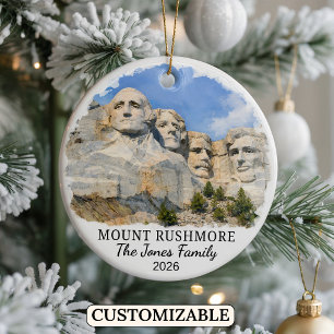 Enfeite Personalizado do Monte Rushmore, Dakota do