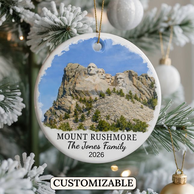 Enfeite Personalizado do Monte Rushmore, Dakota do (Criador carregado)