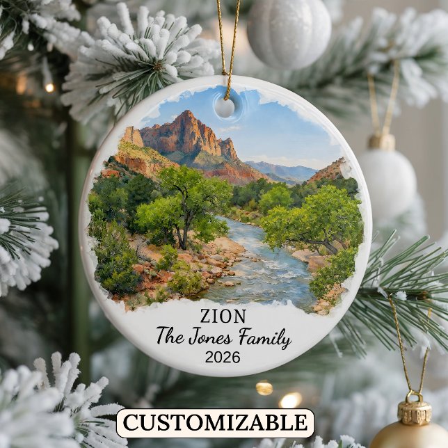 Enfeite Personalizado do Parque Nacional de Zion,  (Criador carregado)