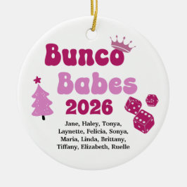Enfeite Personalizado Nome Bunco Babes