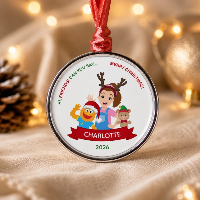 Enfeite Personalizado para Crianças, Enfeite da Sr (Criador carregado)