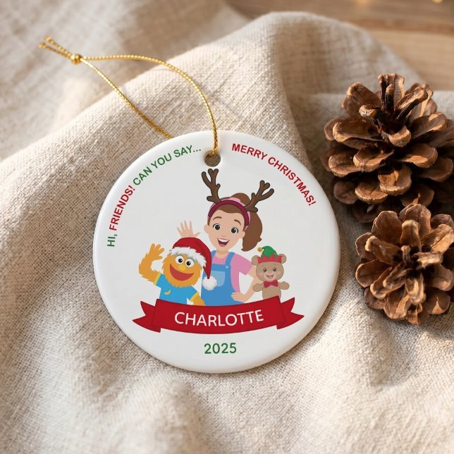 Enfeite Personalizado para Crianças, Enfeite da Sr (Criador carregado)