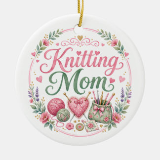 Enfeite Personalizado para Mãe que Tricota