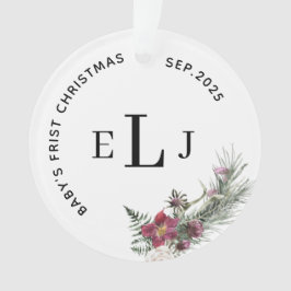 Enfeite Personalizado para o Primeiro Natal do Beb