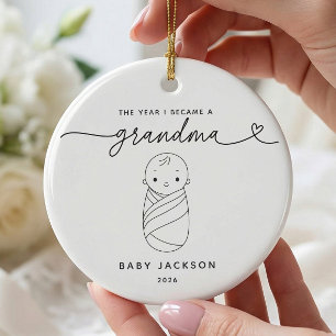 Enfeite Personalizado para Primeira Vez Avó