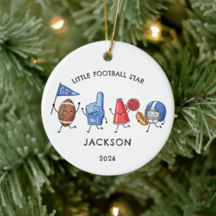 Enfeite Personalizado Pequena Estrela do Futebol