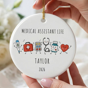 Enfeite Personalizado Vida de Assistente Médico