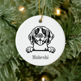 Enfeite Pet Personalizado cachorro Pointer de pelo