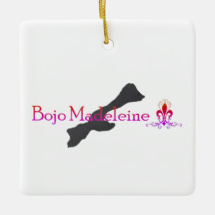 Enfeite Quadrado Brilhante Bojo