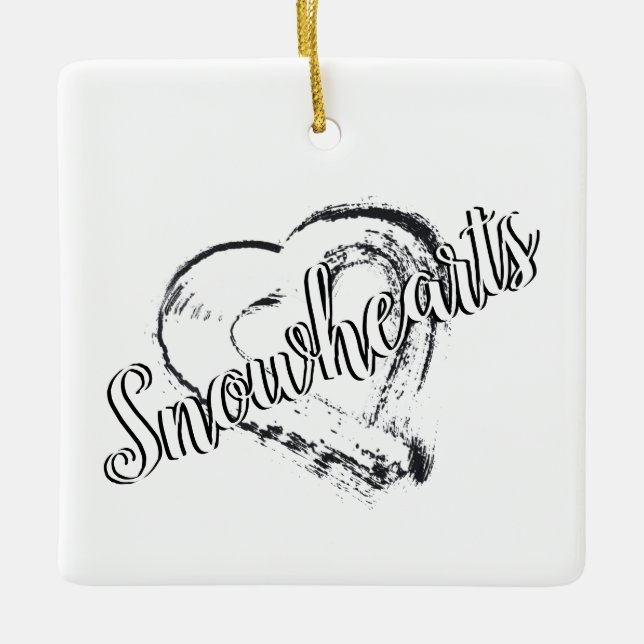 Enfeite Snowheart Moonhearts (Frente)