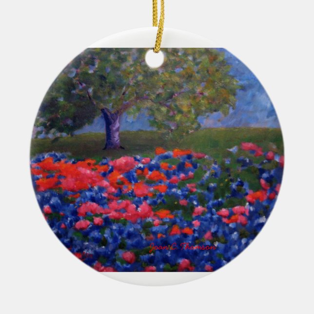 Enfeite Texas Bluebonnet (Frente)
