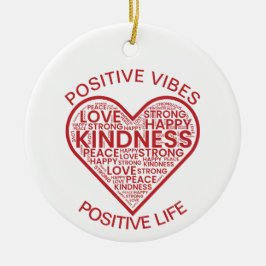 Enfeite Vibrações Positivas Vida Positiva