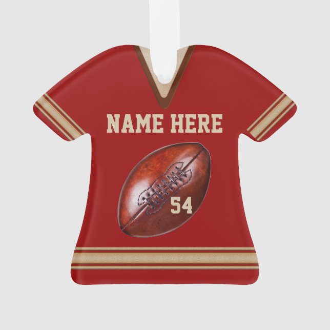 Enfeites de Futebol Personalizados com Camisa (Verso)