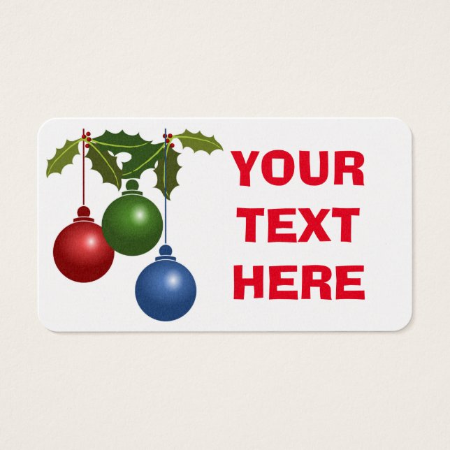 ENFEITES DE NATAL (Frente)