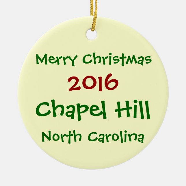 ENFEITES DE NATAL 2016 DE CHAPEL HILL NORTH (Frente)
