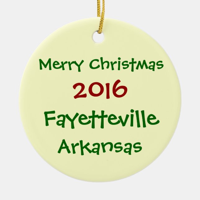 ENFEITES DE NATAL 2016 NOVOS DE FAYETTEVILLE (Frente)