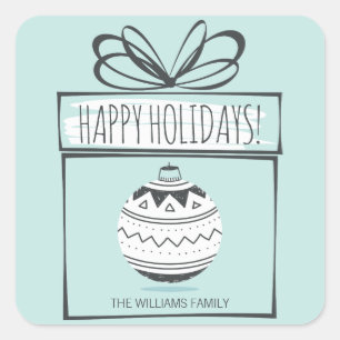 Enfeites de natal adesivos de férias