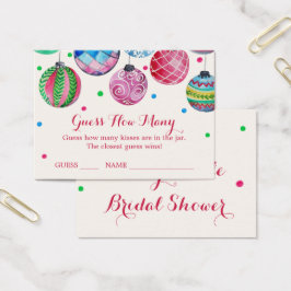 Enfeites de natal Adivinham Quantas Cartas De Beij