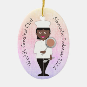 Enfeites de natal afro-americano formando