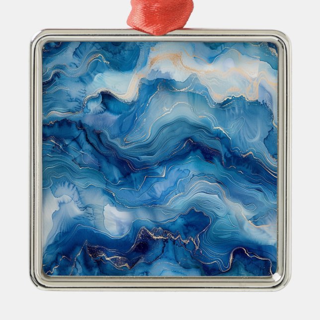 Enfeites de natal Agate Marble (Frente)