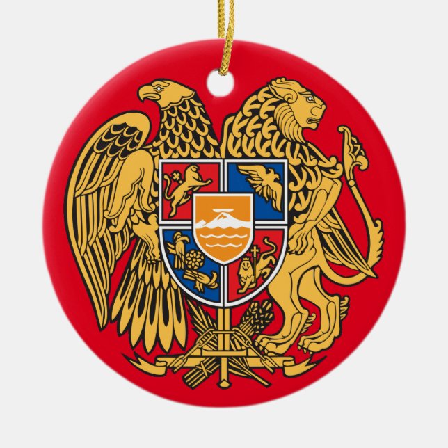 Enfeites de natal Armênio* Crest (Frente)