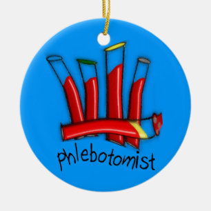 Enfeites de natal artísticas de Phlebotomist