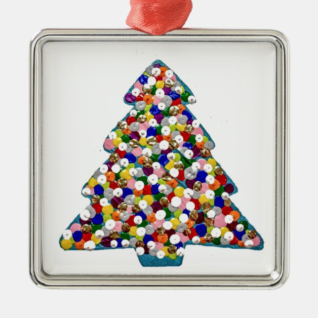 Enfeites de natal azul (Frente)