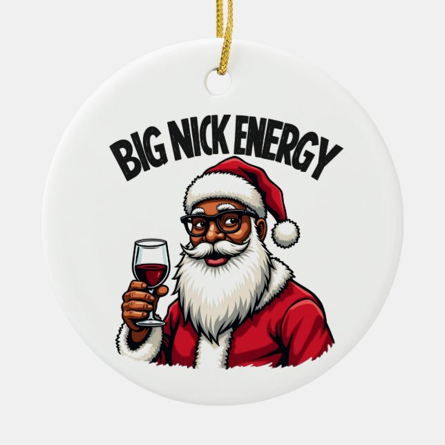 Enfeites de natal Big Nick Energy (Frente)