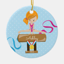 Enfeites de natal bonitos da ginástica do Gymnast