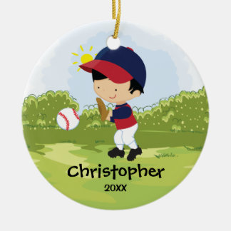 Enfeites de natal bonitos do esporte do jogador de
