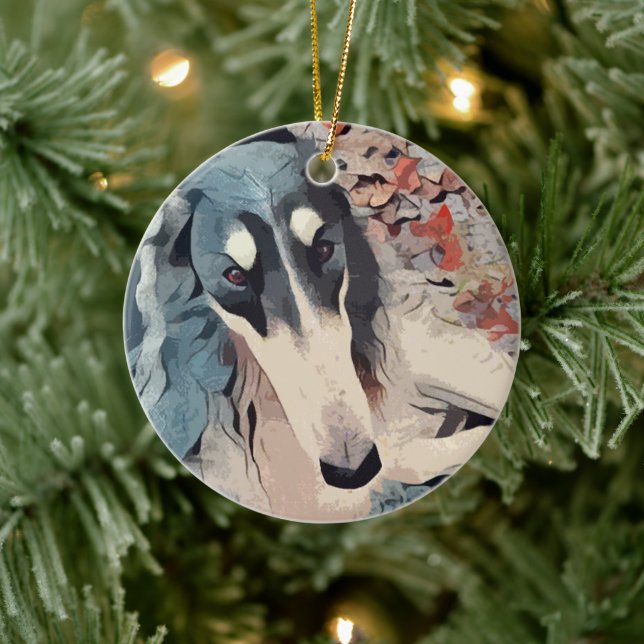Enfeites de natal Borzoi (Árvore)