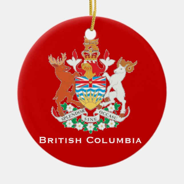Enfeites de natal britânicos de Columbia* (Frente)