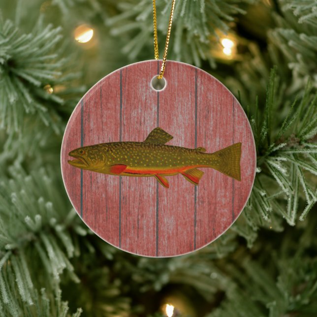 Enfeites de natal Brook Trout (Árvore)