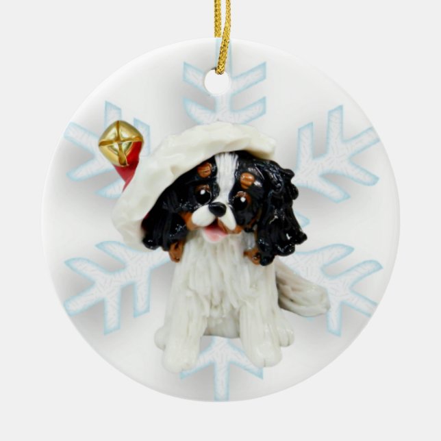 Enfeites de natal Cavalier King Charles Spaniel (Frente)