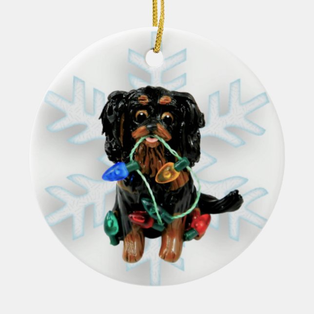 Enfeites de natal Cavalier King Charles Spaniel (Frente)