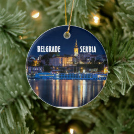 Enfeites de natal Cênico de Belgrado Sérvia
