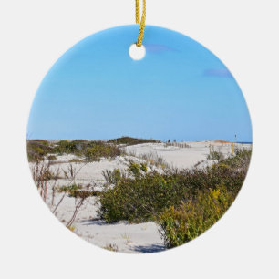 Enfeites de natal Cerâmico de Praia de Assateague