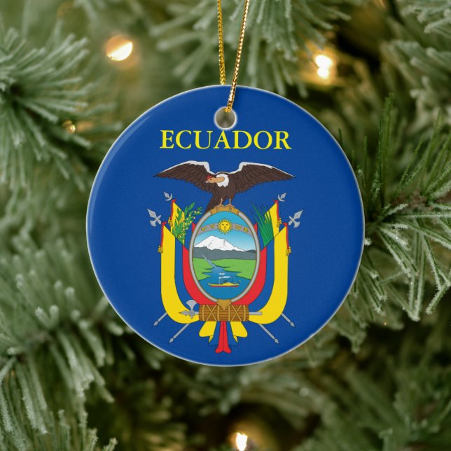 Enfeites de natal cerâmico do Equador (Árvore)