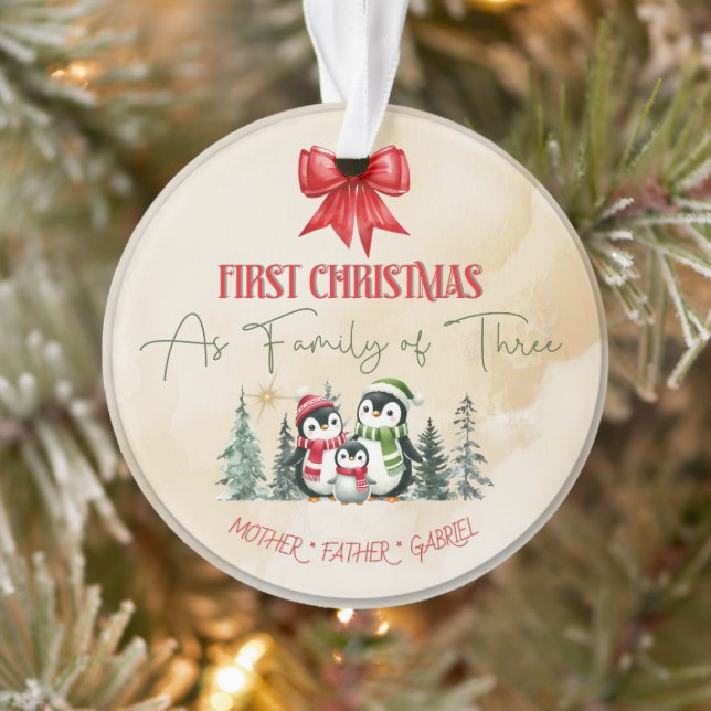 Enfeites de natal Cerâmico Personalizado - Primeir (Árvore)
