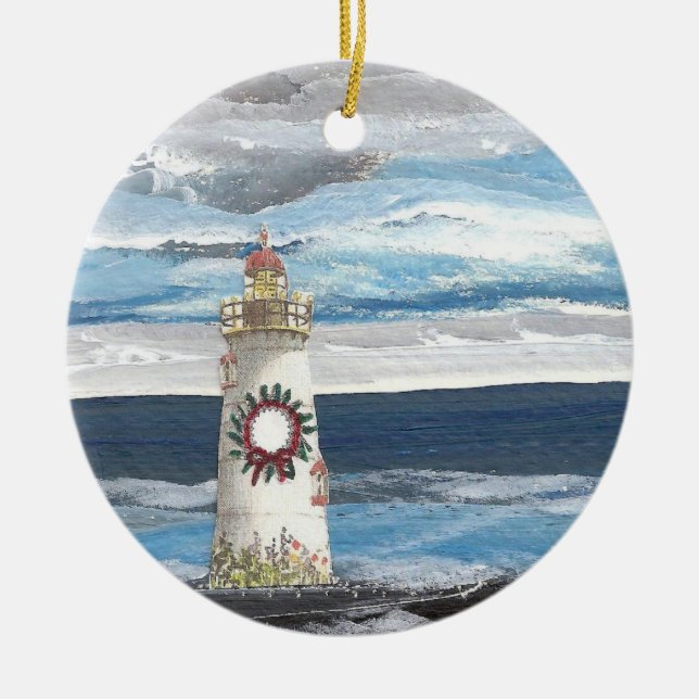 Enfeites de natal cerâmicos (Frente)