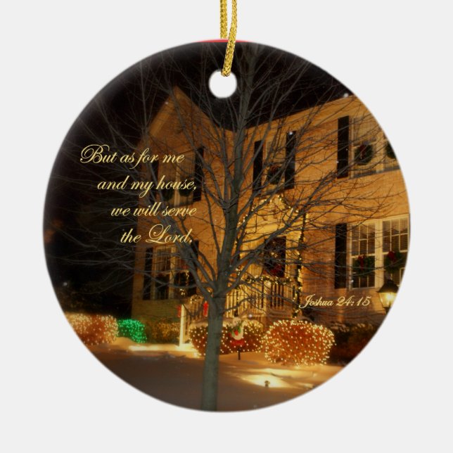 Enfeites de natal cerâmicos (Frente)