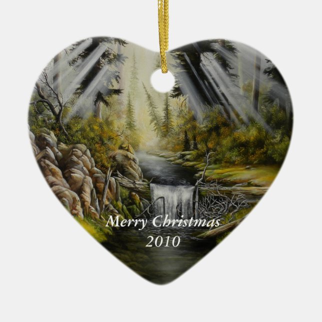 Enfeites de natal com pintura (Frente)